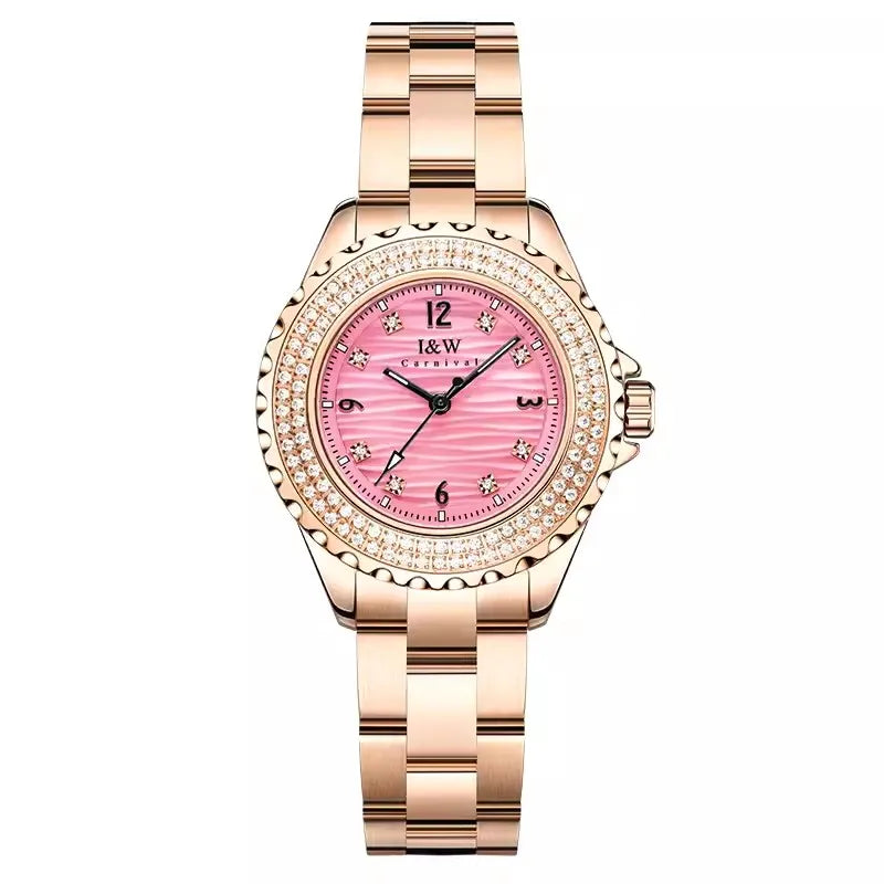 Serenelle® – Luxury Quartz Watch for Women | Sapphire Crystal, Stainless Steel, Waterproof, Elegant Gift Design