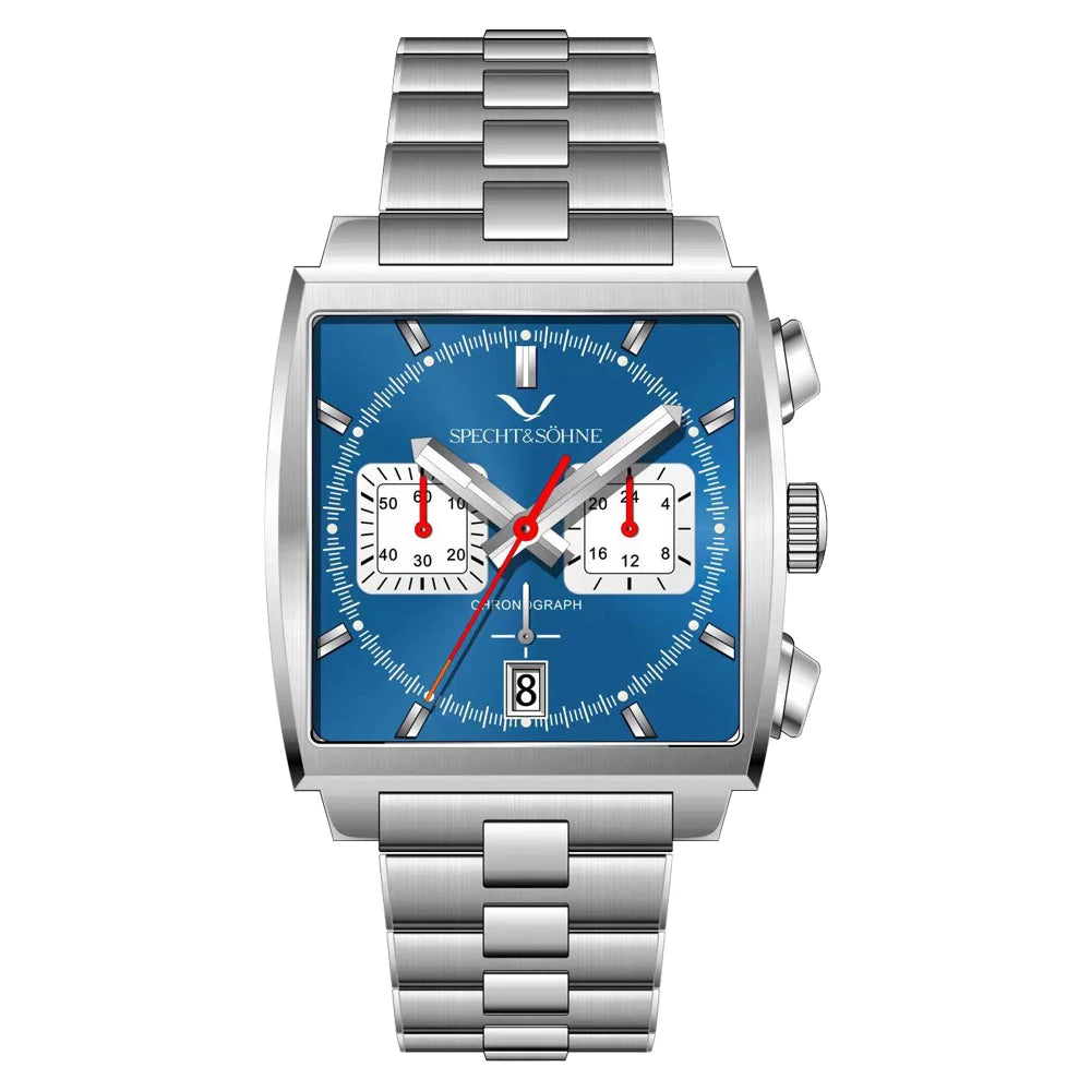Gravian® – Luxury Chronograph Sports Watch for Men | Stainless Steel, Quartz Movement, Waterproof, Bold Fashion Style