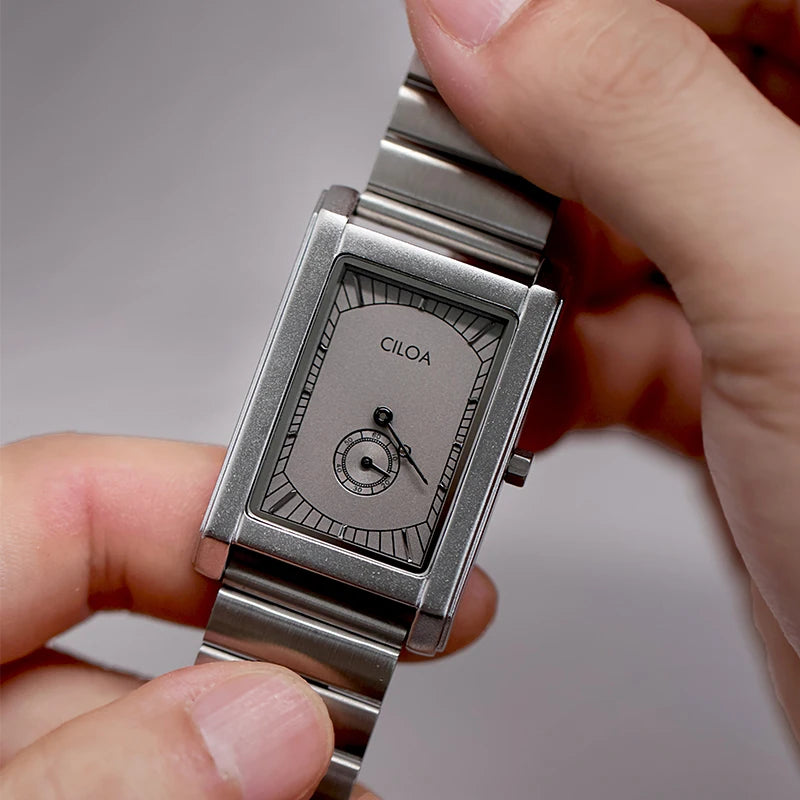 Valtren® – Ducare Square | Luxury Tank-Style Watch for Men with Quartz or Automatic Movement – Vintage Elegance for Gentlemen