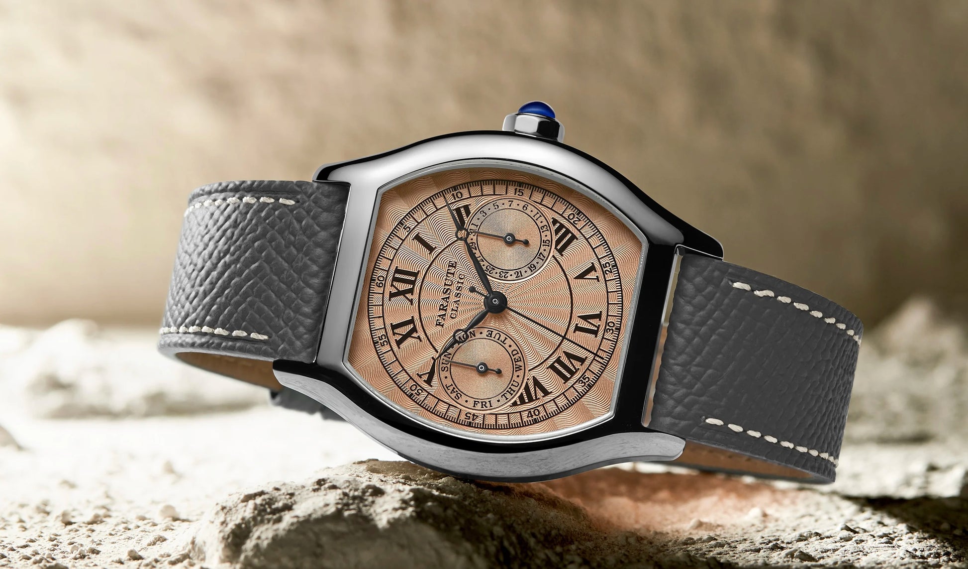 FaruStyle® – Luxury Retro Men’s Quartz Watch, VH64 Movement, Stainless Steel, Sapphire Glass, Waterproof