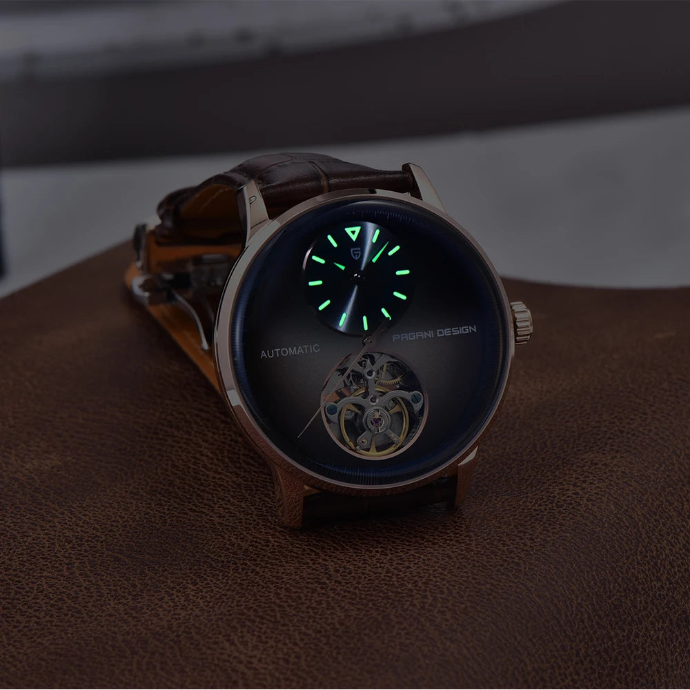 Nocterro® – Men's Automatic Business Watch | 42mm, Night Light Dial, 100m Waterproof, Timeless Mechanical Design