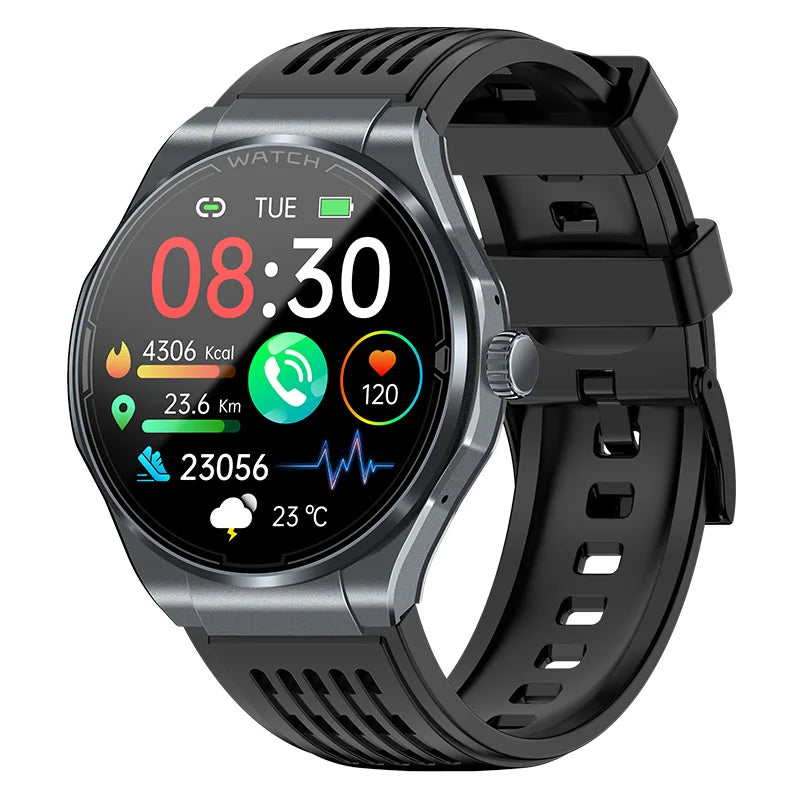 Veyronis® – Men’s Smartwatch with 1.43" AMOLED | Bluetooth Calling, SOS, Blood Oxygen, Fitness & Health Tracker