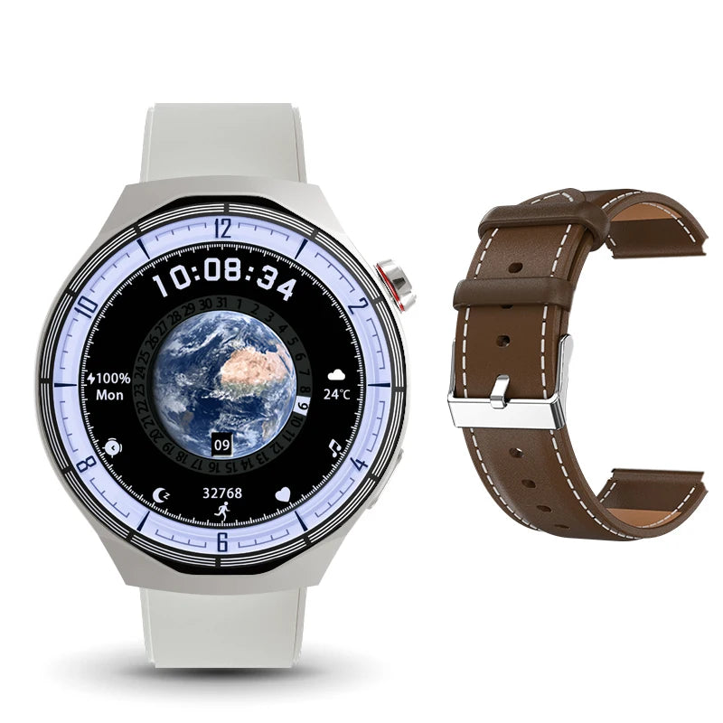 Dynatek® – Smartwatch with AMOLED, 2GB ROM | Local Video, Custom Dials, NFC, Heart Rate & SpO₂ Monitor