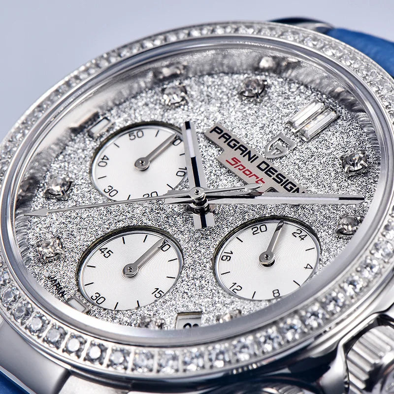 Velassia® – Classic Sapphire Quartz Watch for Women | 36MM, Japan Movement, 100M Waterproof, Elegant Dress Design