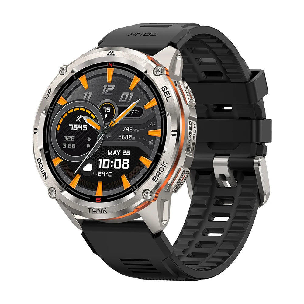 IronPeak® – UltraForce | Rugged Military-Grade GPS Smartwatch with AMOLED Display & IP69K Waterproof