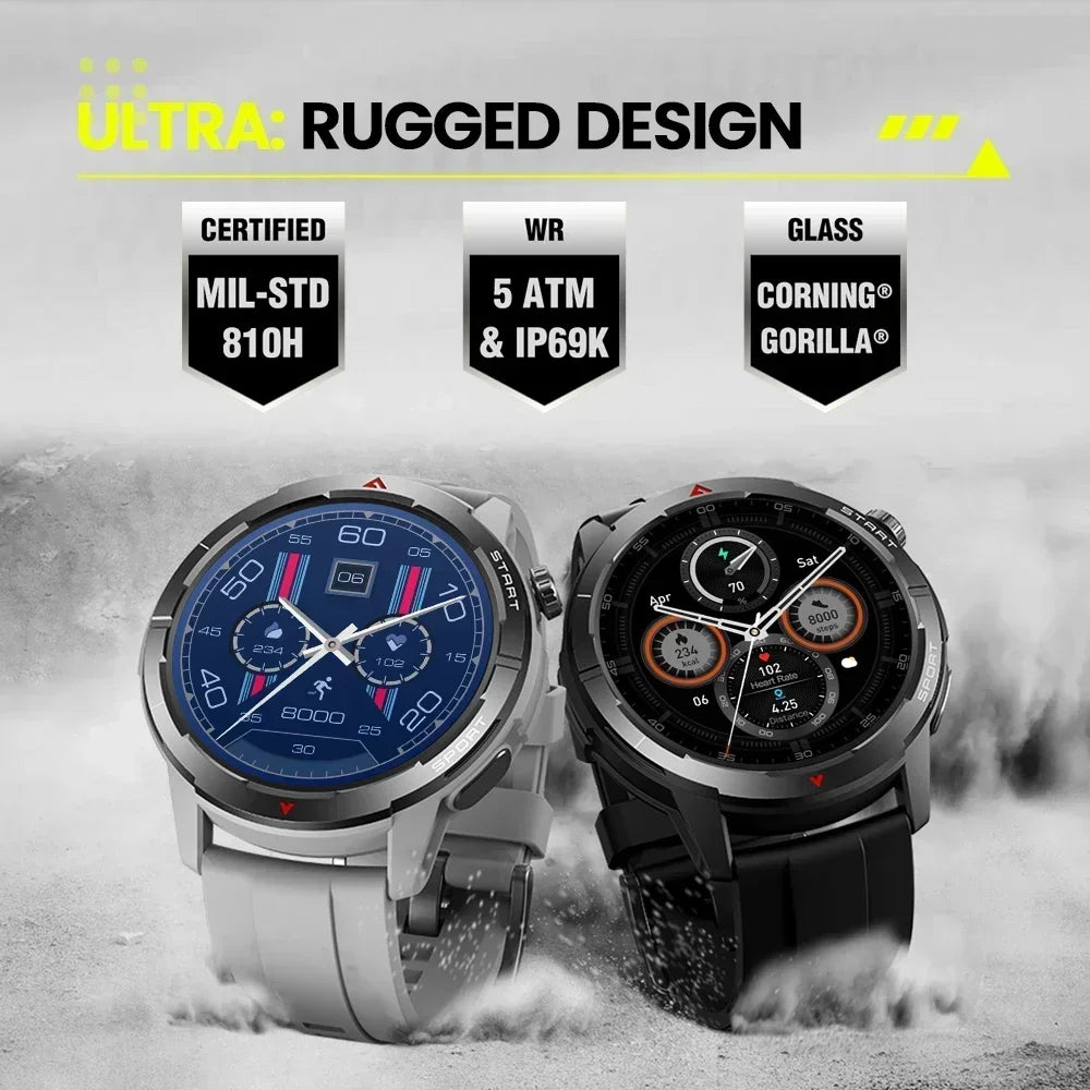 Z-Strider® – SkyForce Ultra | GPS Smartwatch with Compass, Dual GNSS & Bluetooth Call