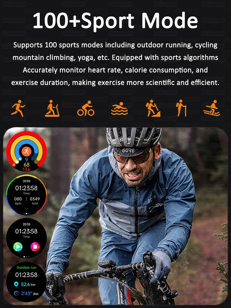 Vitaluxe® – BioCore 7 | Advanced Smartwatch for Blood Fat, Blood Pressure, Body Analysis & ECG+PPG Health Tracking
