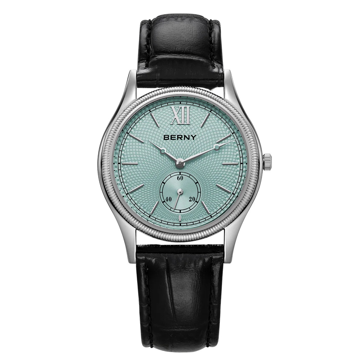 Eslenza® – Gentralis Ultra | Ultra-Thin Quartz Dress Watch for Men with Leather Band & Classic Stainless Steel Elegance