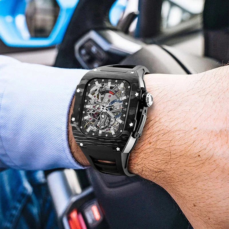 CarbonCrown® – Luxury Carbon Fiber Watch Case & DIY Stainless Steel Mod Kit