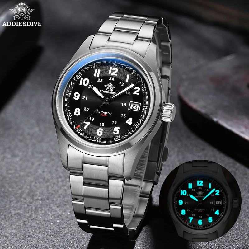 Nautronox® – Luxury Diver Automatic Watch for Men | NH35A Movement, Sapphire Glass, 200M Waterproof, Luminous Dial