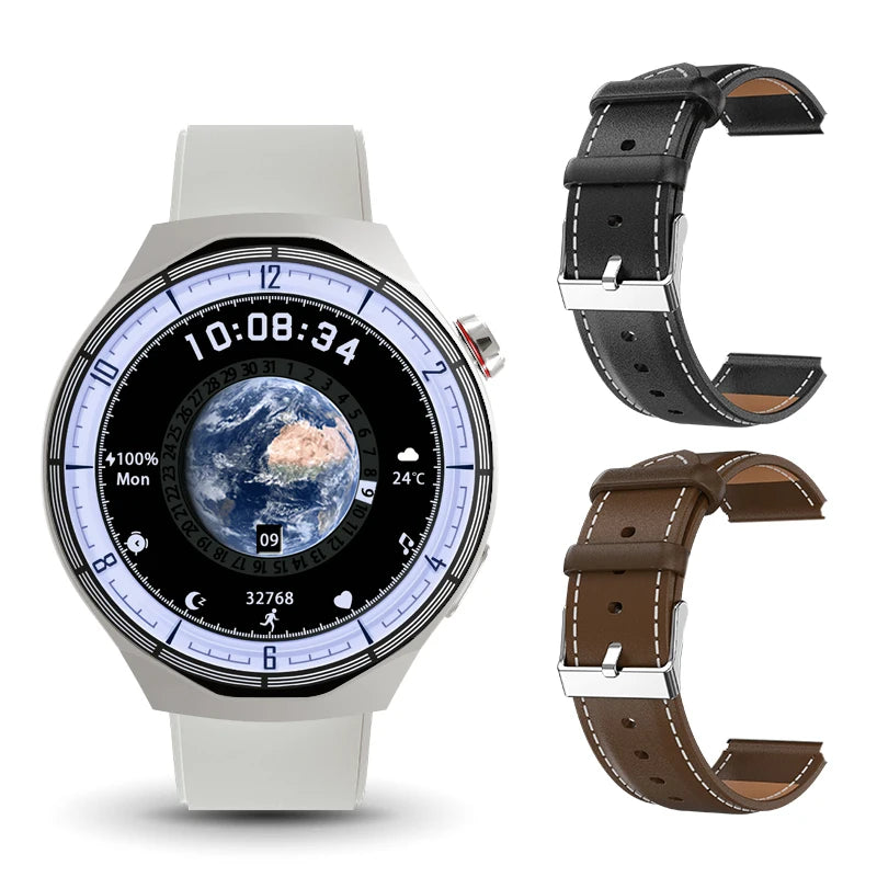 Dynatek® – Smartwatch with AMOLED, 2GB ROM | Local Video, Custom Dials, NFC, Heart Rate & SpO₂ Monitor