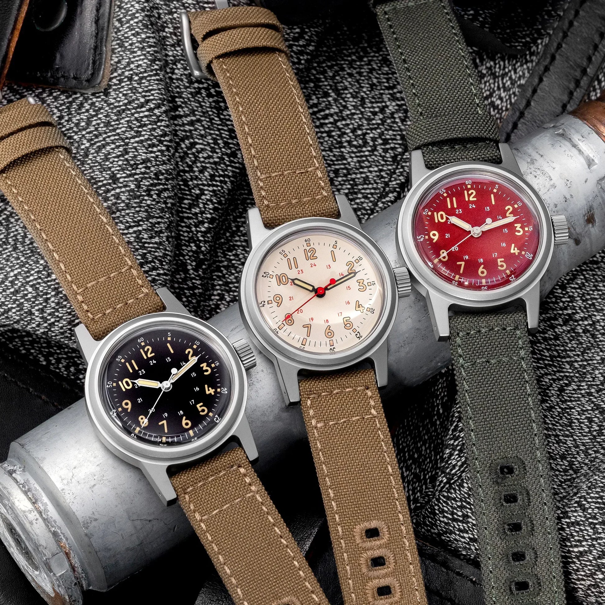 Arvectra® – Retro Military Automatic Watch | 36MM, NH35A Movement, Unisex Design, Sporty Vintage Style