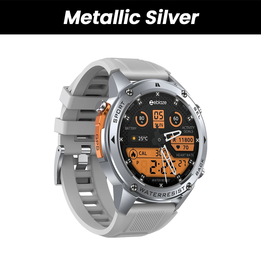 Venturak® – Dual-Band GPS Smartwatch | Compass, Barometric Altimeter, Voice Calling, 10ATM Waterproof, GNSS Adventure Watch