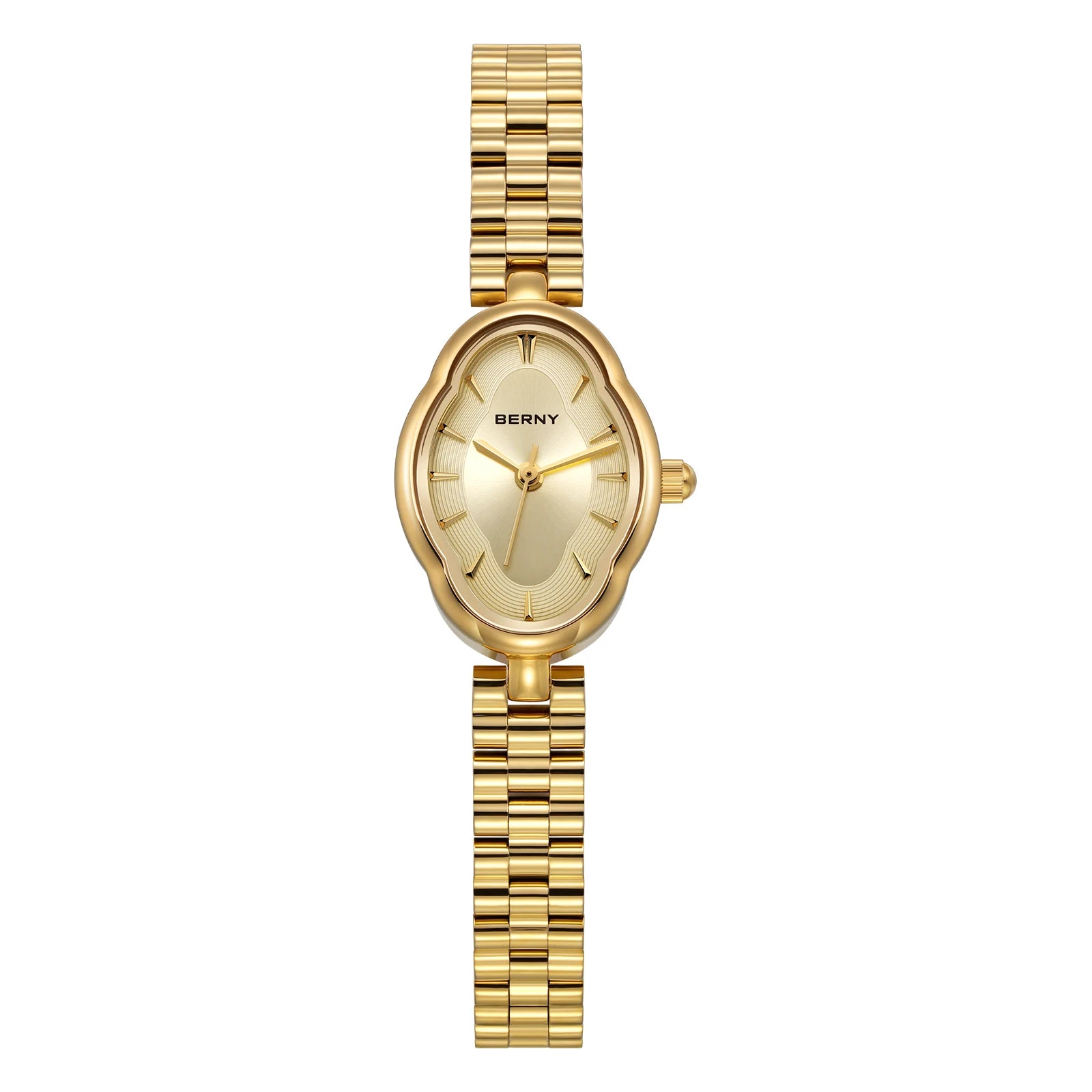 Oravelle® – Auréa Mini | Minimalist Gold Ladies’ Watch & Jewelry Bracelet Set – Petite, Elegant & Chic