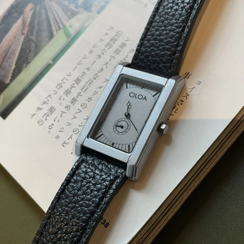 Valtren® – Ducare Square | Luxury Tank-Style Watch for Men with Quartz or Automatic Movement – Vintage Elegance for Gentlemen
