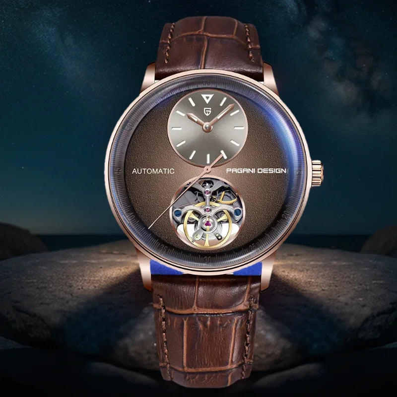 Nocterro® – Men's Automatic Business Watch | 42mm, Night Light Dial, 100m Waterproof, Timeless Mechanical Design