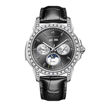 Arkenzo® – LumiEdge | Automatic Men’s Watch with Diamond-Like Bezel, Stainless Steel Frame & Waterproof Body