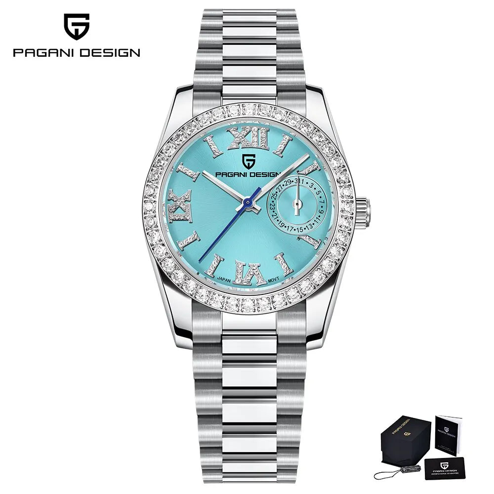 Elvetia® – Liora 32 | Elegant 32mm Women's Quartz Watch with Sapphire Glass & Waterproof Design