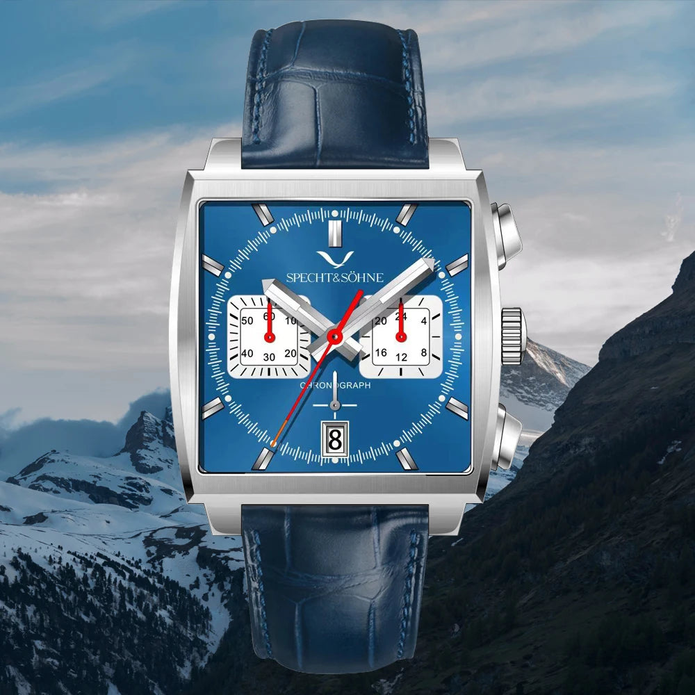 Gravian® – Luxury Chronograph Sports Watch for Men | Stainless Steel, Quartz Movement, Waterproof, Bold Fashion Style