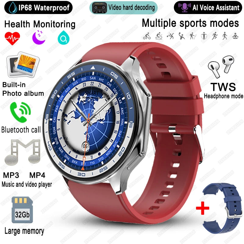 Memorix® – Premium Business Smartwatch with 32GB Storage | Album Sync, Fitness Tracker, Waterproof, iOS & Android Compatible