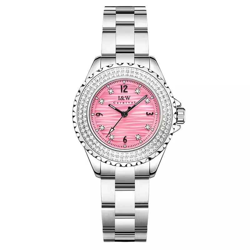 Serenelle® – Luxury Quartz Watch for Women | Sapphire Crystal, Stainless Steel, Waterproof, Elegant Gift Design