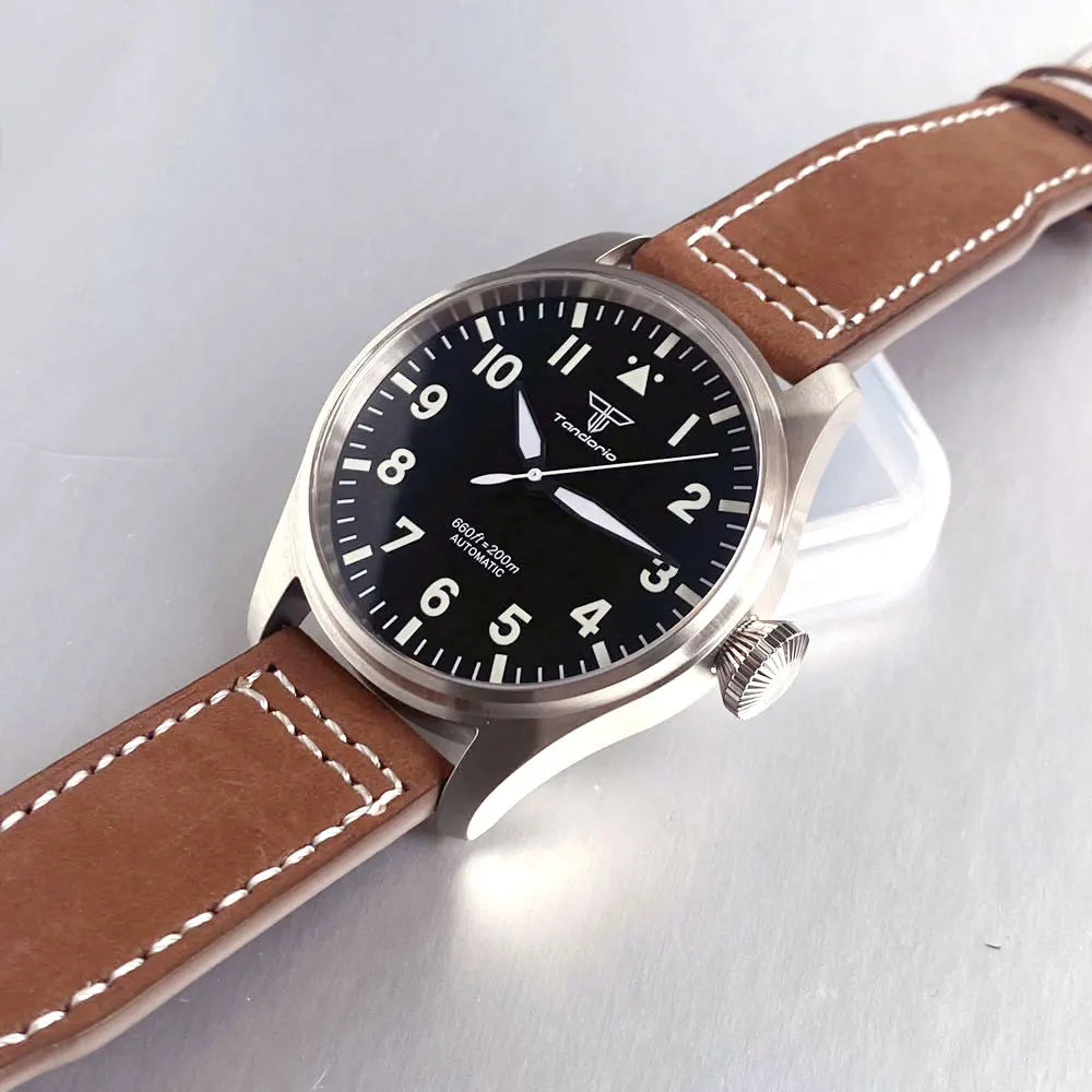 Aetherion® – Gravemax 42 | Pilot-Dive Automatic Watch with NH35/PT5000 Movement, Sapphire Crystal & 20Bar Resistance