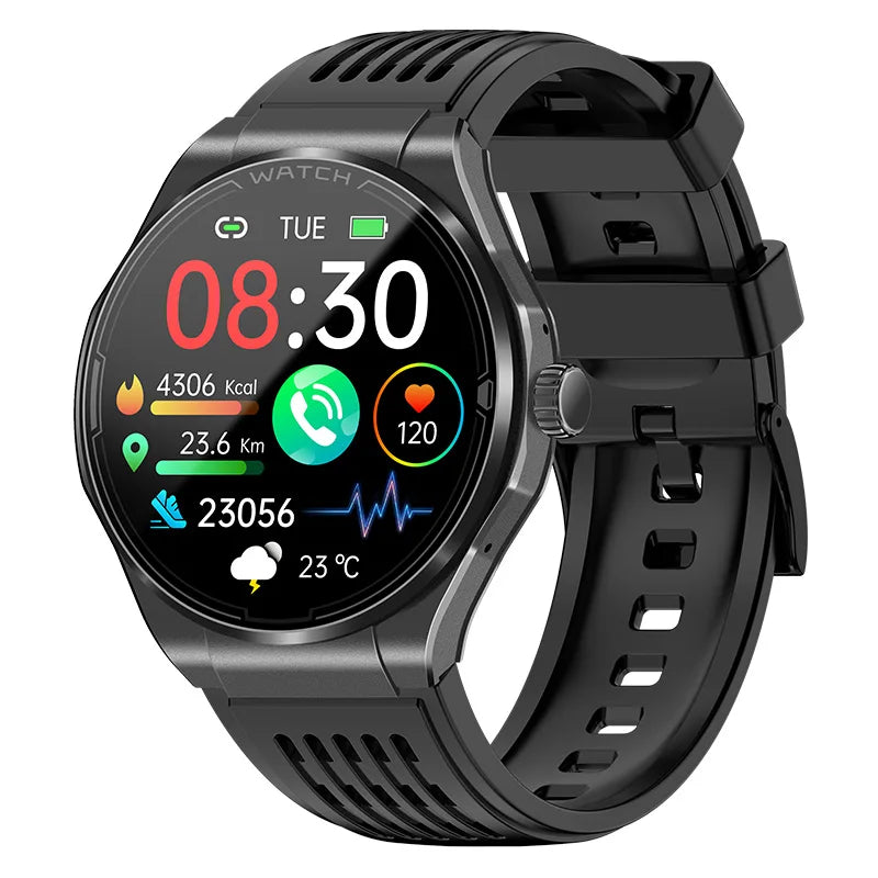 Veyronis® – Men’s Smartwatch with 1.43" AMOLED | Bluetooth Calling, SOS, Blood Oxygen, Fitness & Health Tracker