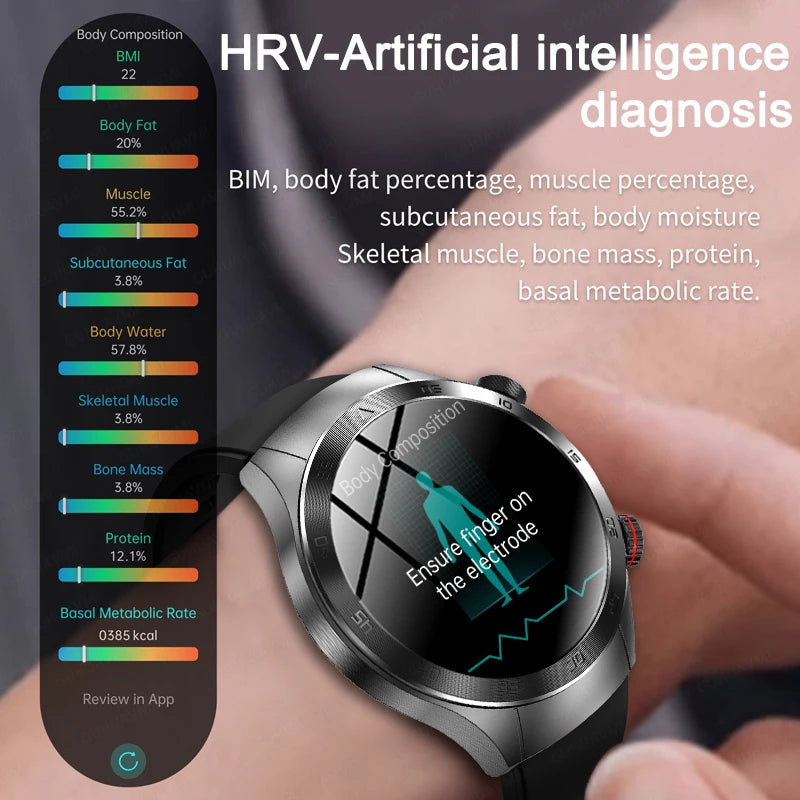 Veltrix® – Corelase X | Biomedical Smartwatch with Uric Acid & Body Fat Tracking, Laser Therapy, ECG+PPG & Bluetooth Calling