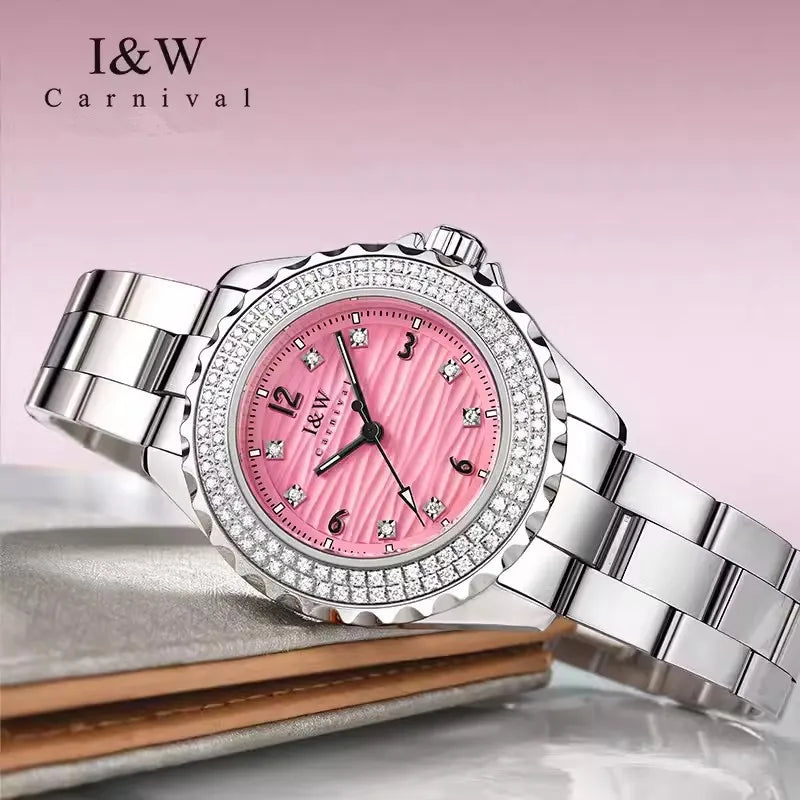 Serenelle® – Luxury Quartz Watch for Women | Sapphire Crystal, Stainless Steel, Waterproof, Elegant Gift Design