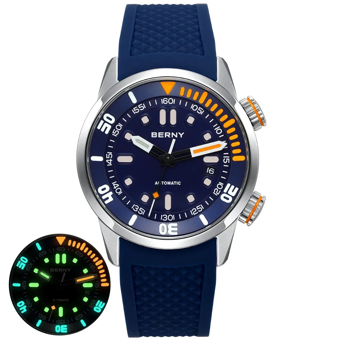 Nautivus® – Automatic Dive Watch for Men | 20ATM Waterproof, Sapphire Crystal, Super Luminous, Original Sport Design