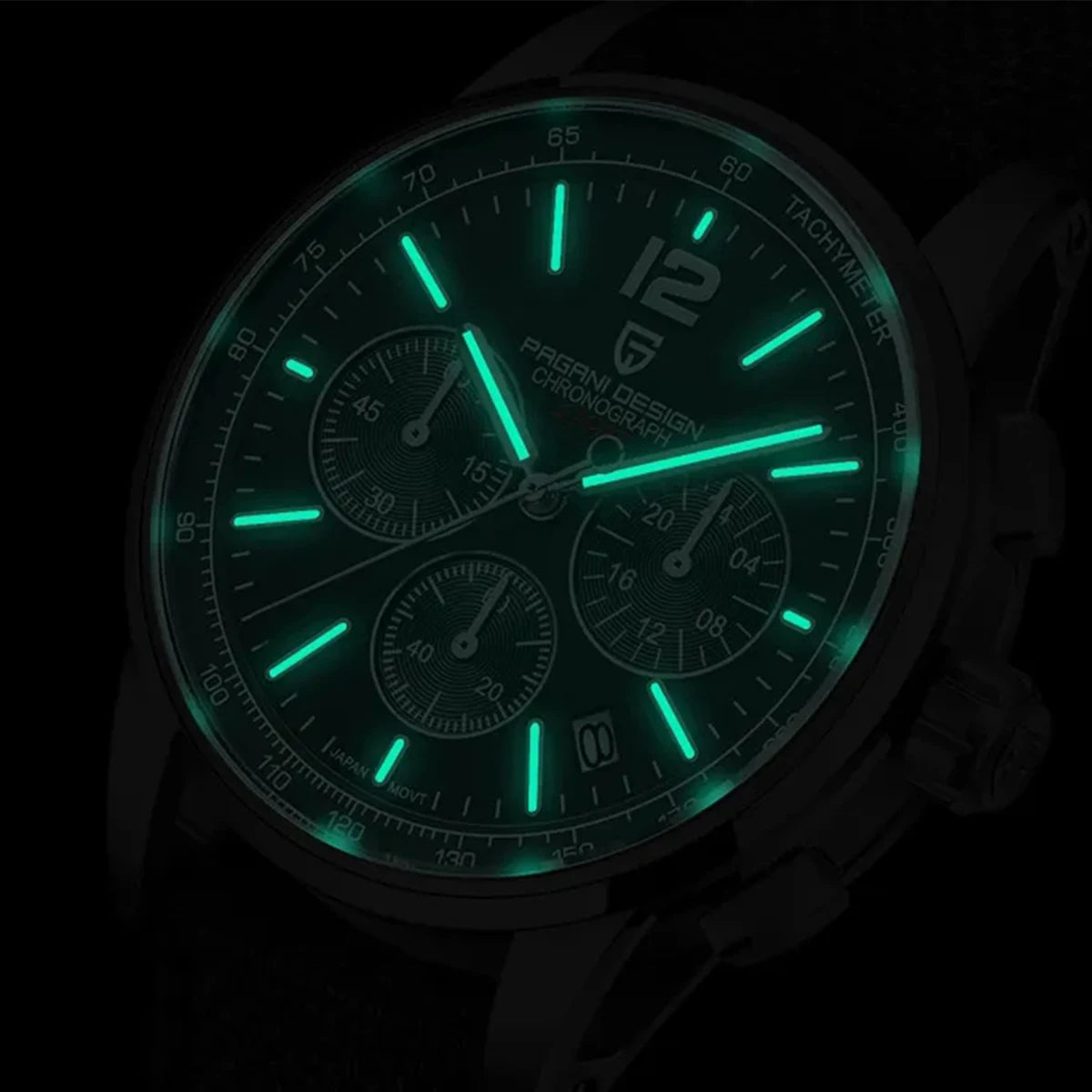 Bravure® – Silvonic VK63 | Men’s Stainless Steel Quartz Watch with Sapphire Crystal & 100M Waterproof Rating