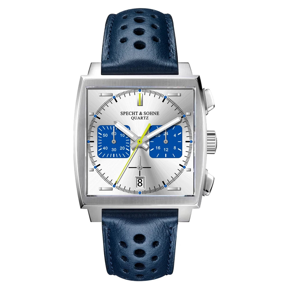 Gravian® – Luxury Chronograph Sports Watch for Men | Stainless Steel, Quartz Movement, Waterproof, Bold Fashion Style