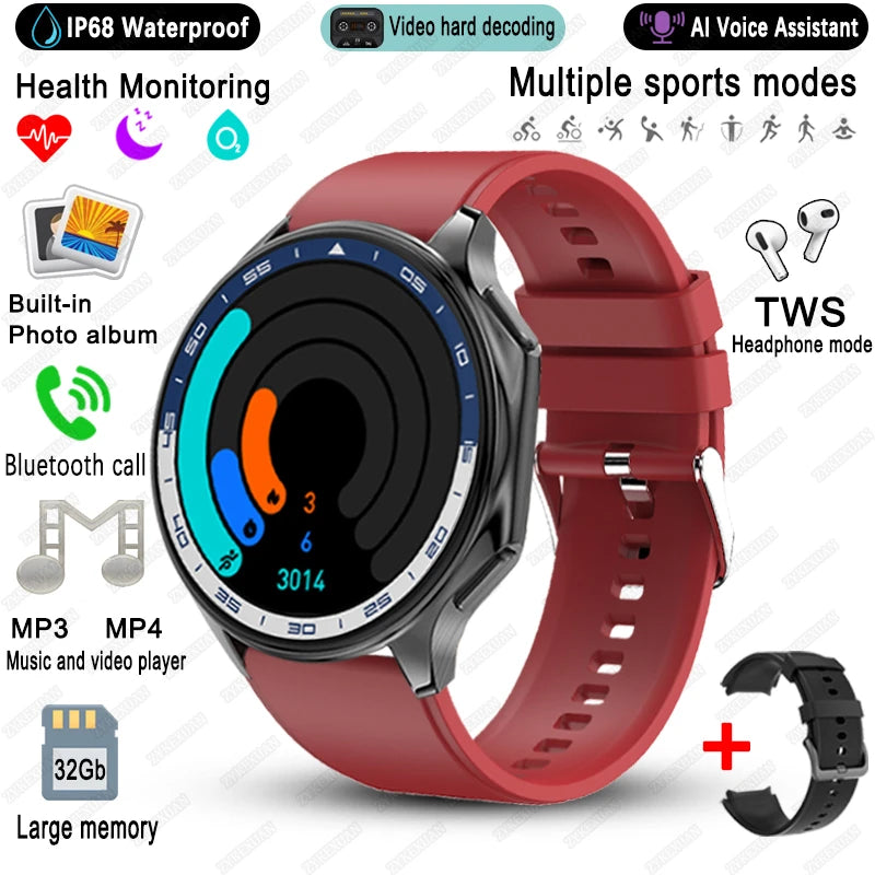 Memorix® – Premium Business Smartwatch with 32GB Storage | Album Sync, Fitness Tracker, Waterproof, iOS & Android Compatible