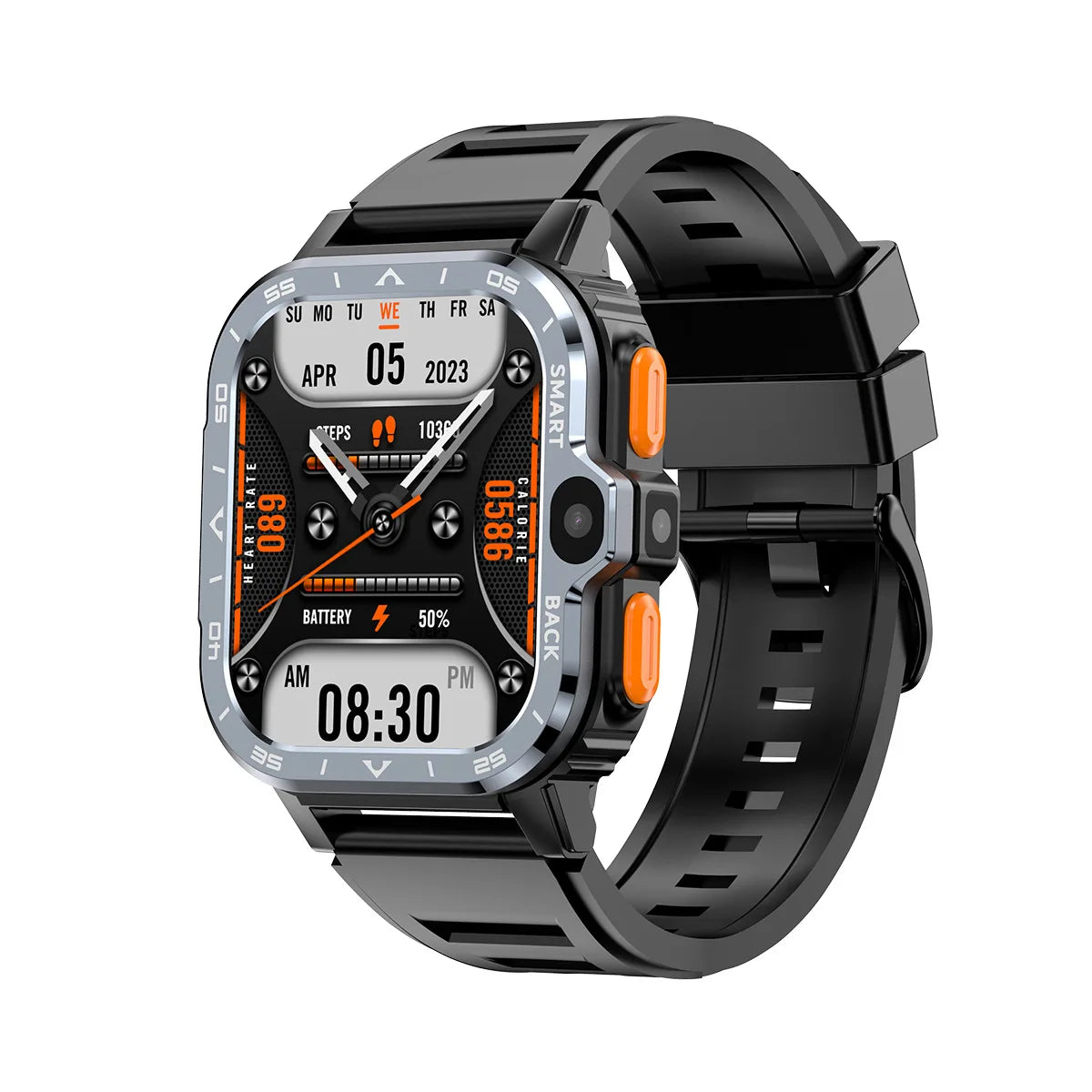 Veyroniq® – Nexor PGD | Android Smartwatch with Dual Cameras, 16G RAM + 64G ROM, 4G SIM, NFC, GPS & Fast Wi-Fi Internet Access