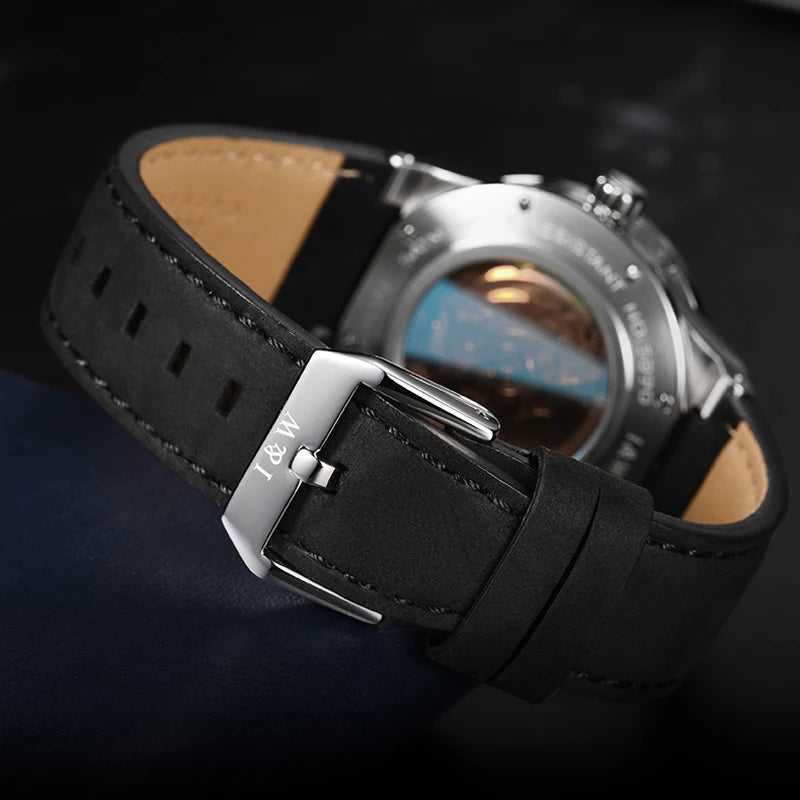 Steelborn® – Men's NH36 Automatic Watch | Date Display, Luminous Dial, Luxury Sport Design, Mechanical Movement