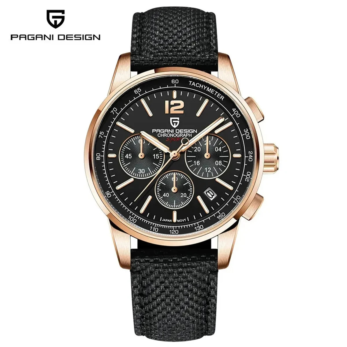 Bravure® – Silvonic VK63 | Men’s Stainless Steel Quartz Watch with Sapphire Crystal & 100M Waterproof Rating