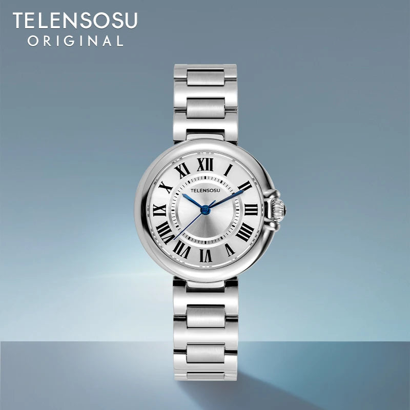 Lusivelle® – Éclora 8801 | Elegant Luxury Quartz Ladies' Watch with Butterfly Buckle – Designed for Banquets & Sophisticated Evenings