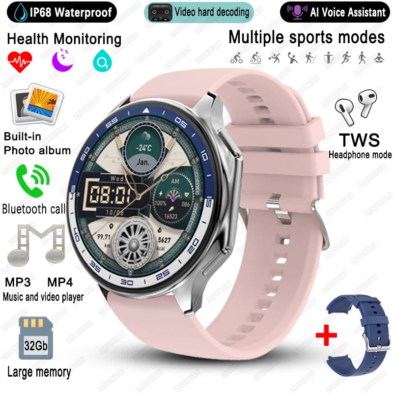 Memorix® – Premium Business Smartwatch with 32GB Storage | Album Sync, Fitness Tracker, Waterproof, iOS & Android Compatible