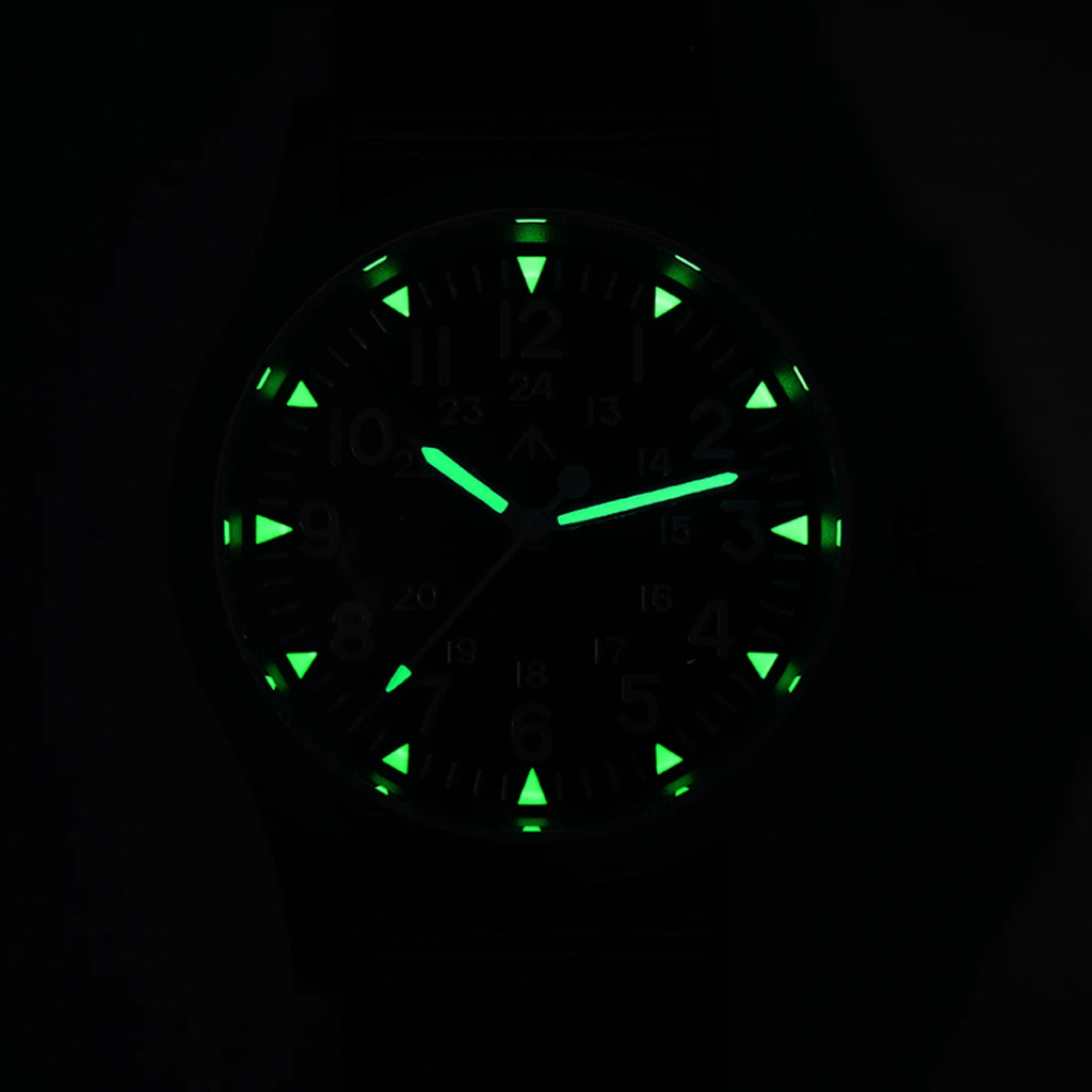 Solvara® – Mistréno ML05 | 38mm Vintage Men’s Watch with VH31 Sweep Movement, Domed Sapphire & Luminous Details