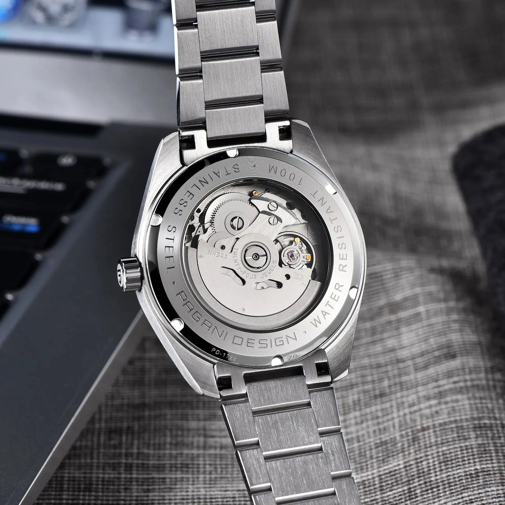 Chronoterra® – World Time GMT Automatic Watch for Men | NH34A Movement, Sapphire Crystal, Mechanical, Waterproof