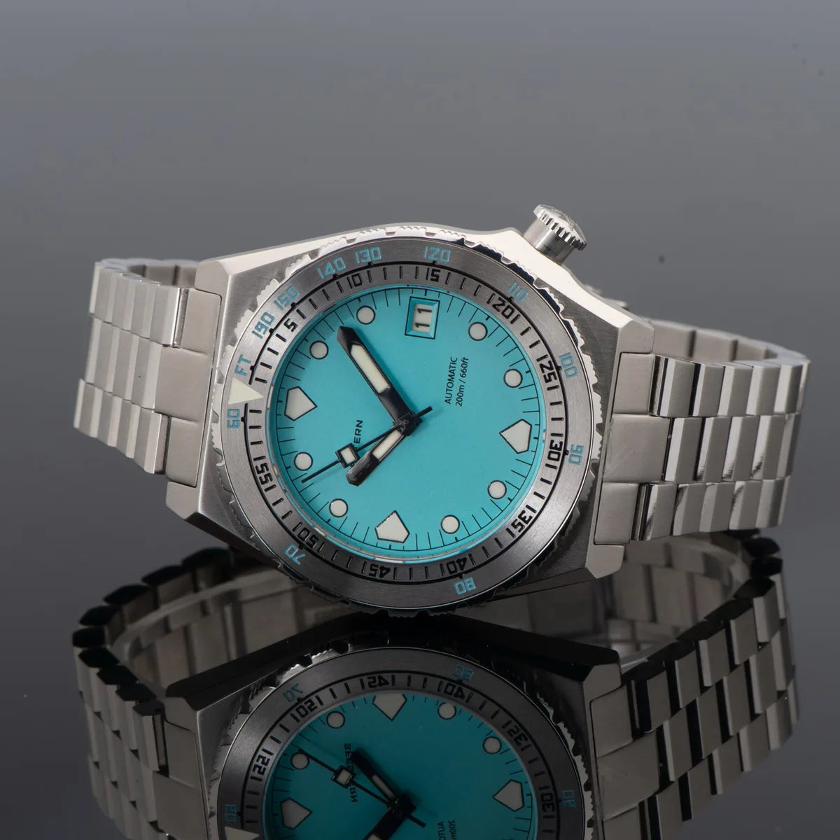 Maridive® – Men's Automatic Diver Watch | NH35 Movement, Ceramic Bezel, Sapphire, Luminous, Jubilee Bracelet, 600T Retro Style