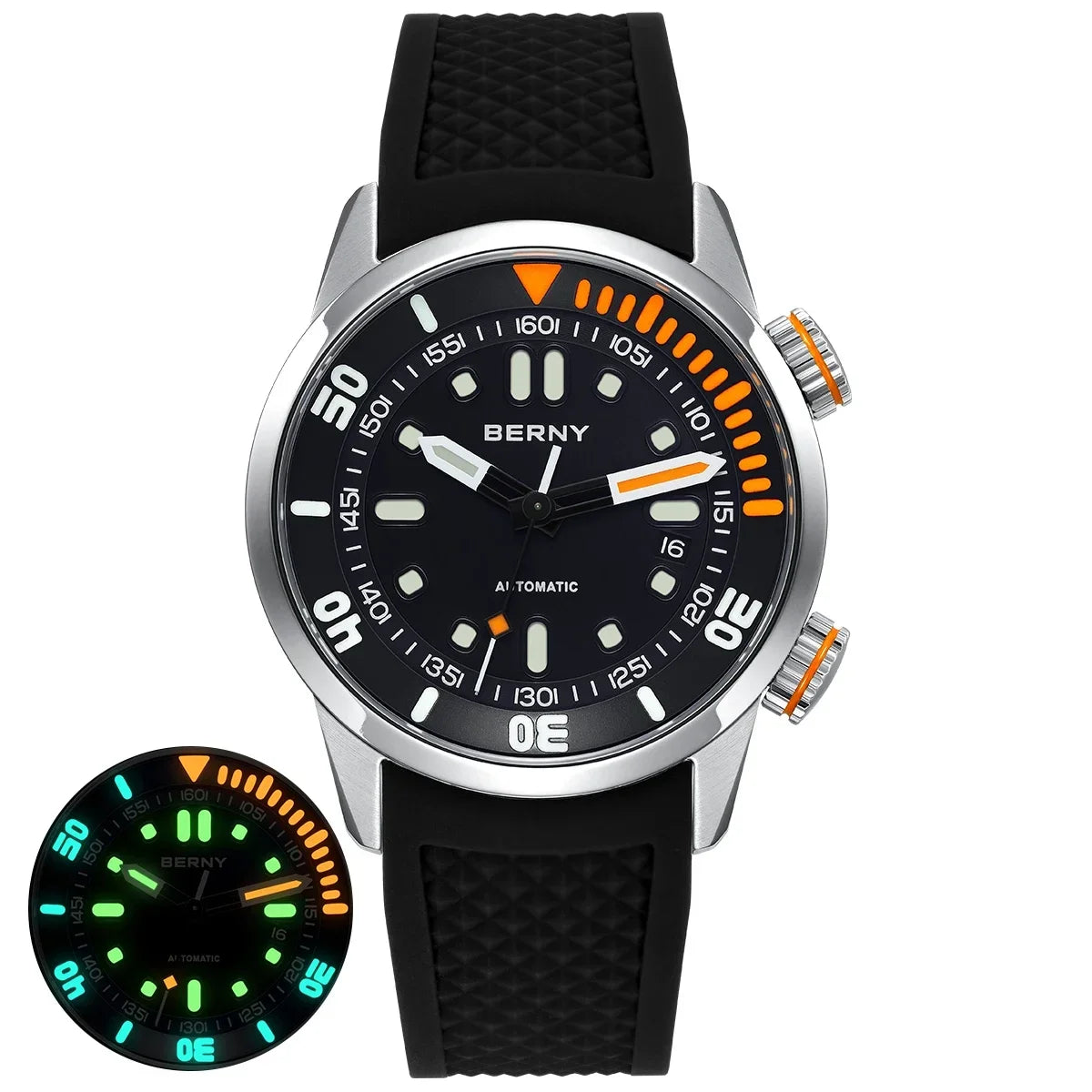 Nautivus® – Automatic Dive Watch for Men | 20ATM Waterproof, Sapphire Crystal, Super Luminous, Original Sport Design
