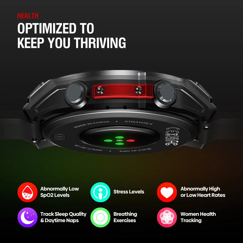 Nexaro® – OrbitX 4 | 6-Satellite Smart GPS Watch with AMOLED Screen & Voice Calling