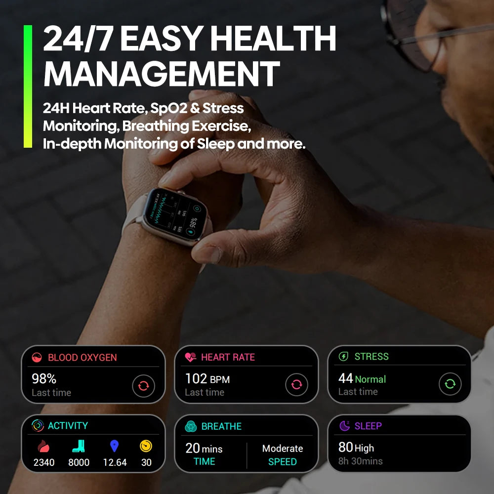 Nextrail® – GPS Smartwatch with Call Function | 2.15" AMOLED, Route Import, Built-in GPS, Bluetooth Calling