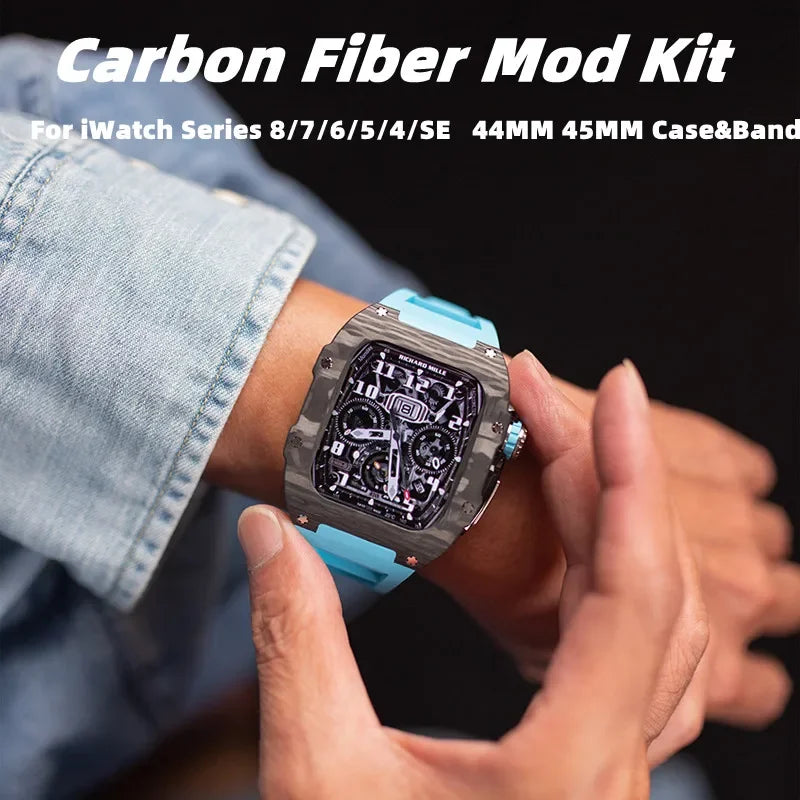 CarbonCrown® – Luxury Carbon Fiber Watch Case & DIY Stainless Steel Mod Kit