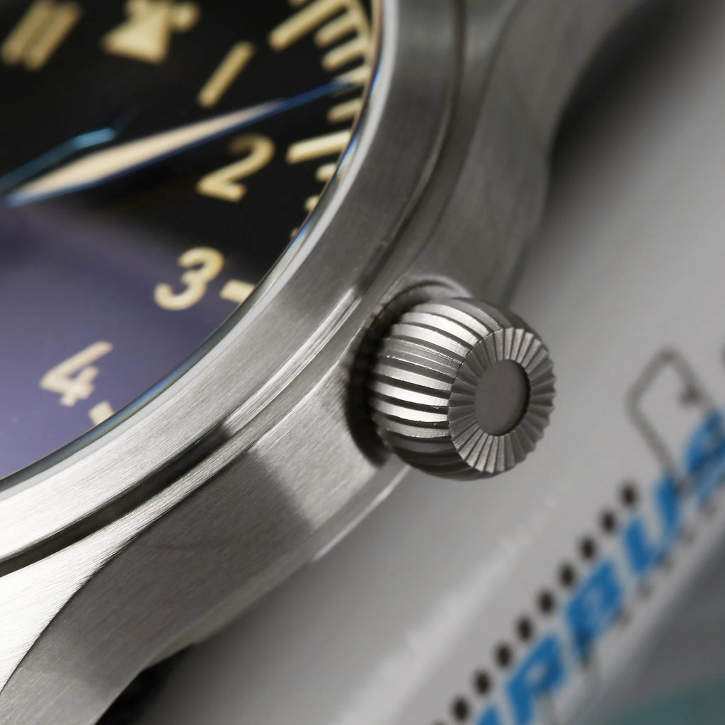 Aeromarq® – Pilot Style VH31 Quartz Watch | 38MM, Sapphire Crystal, Type-A/B Dial, 100M Waterproof