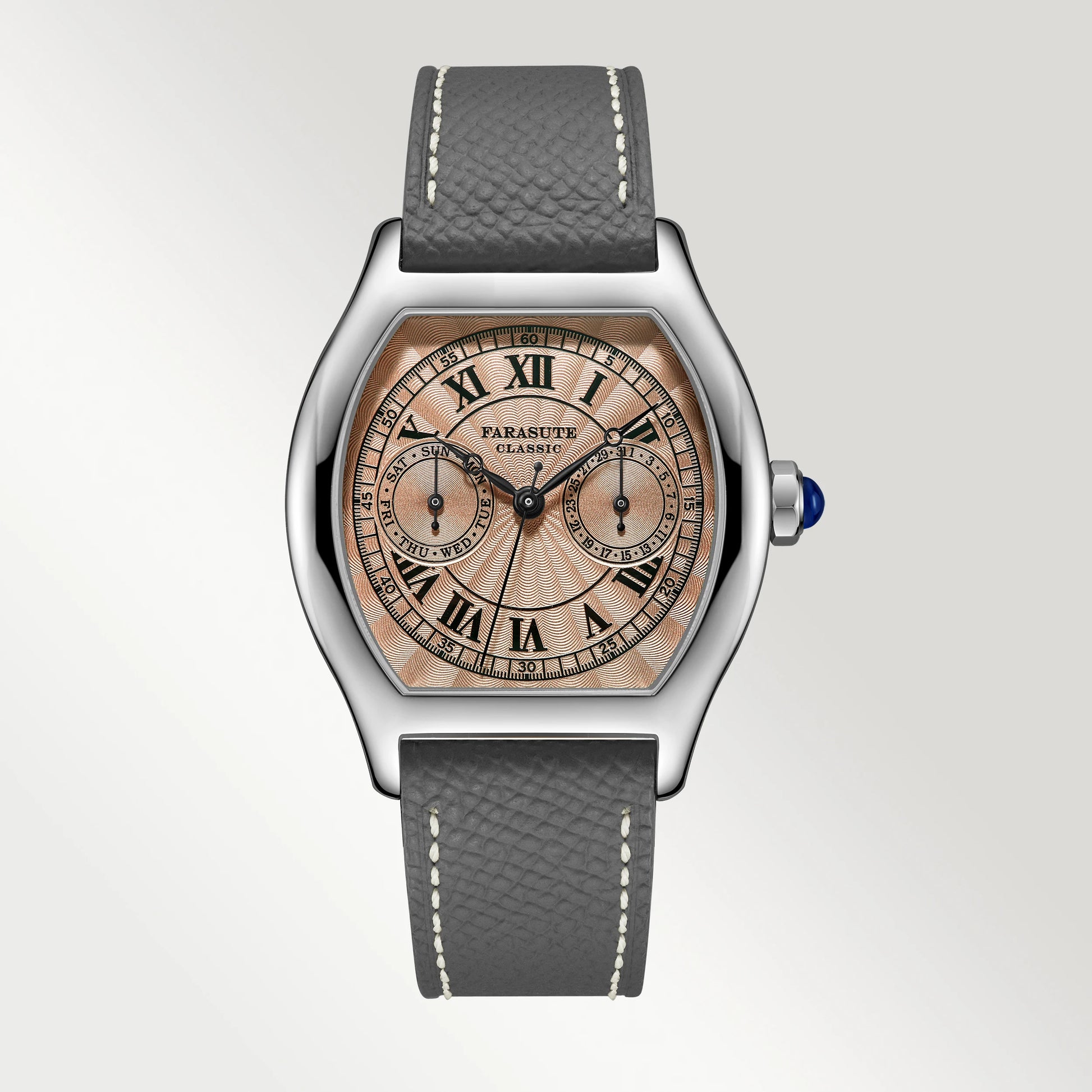 FaruStyle® – Luxury Retro Men’s Quartz Watch, VH64 Movement, Stainless Steel, Sapphire Glass, Waterproof