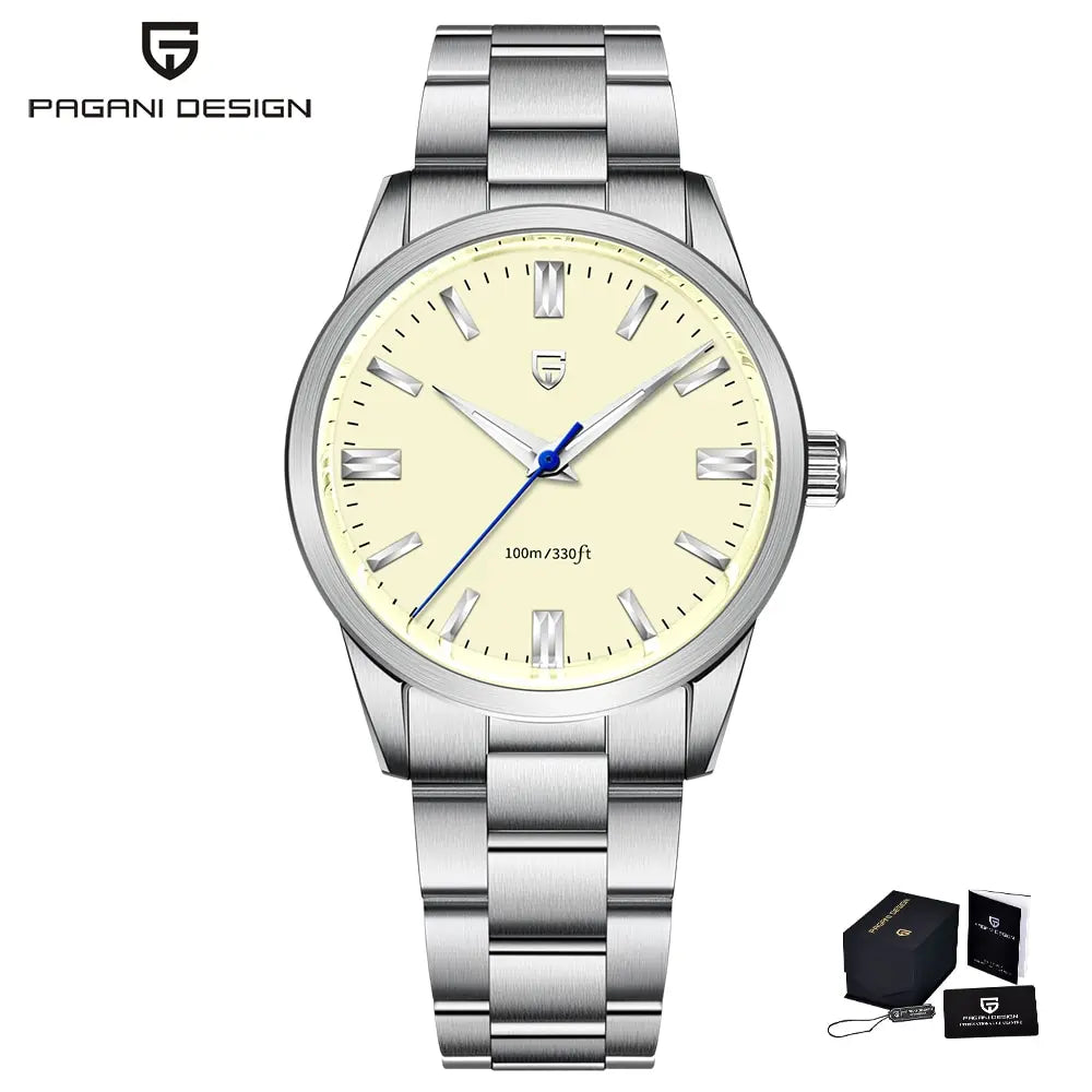 Klevian® – SleekDrive VH31 | Compact Business Sport Watch for Men with VH31 Movement & Sapphire Coating
