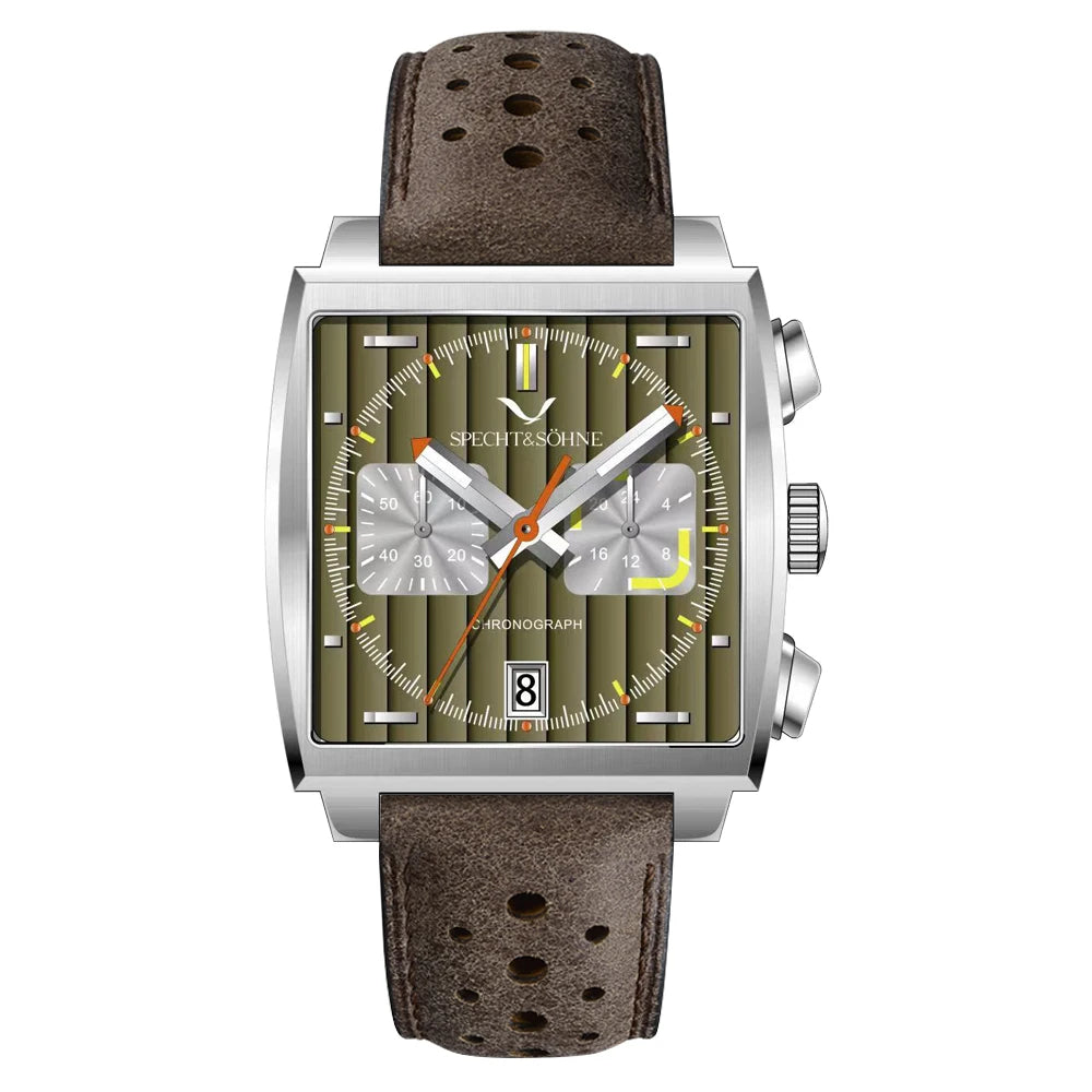 Gravian® – Luxury Chronograph Sports Watch for Men | Stainless Steel, Quartz Movement, Waterproof, Bold Fashion Style