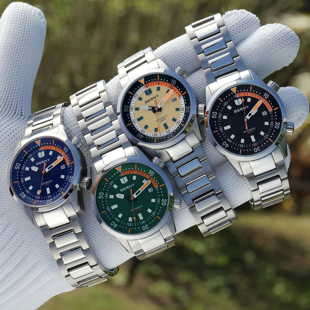 Hydronox® – Automatic Diver Watch for Men | 20ATM Waterproof, Super Luminous, Sapphire Crystal, Full Stainless Steel  Product Description